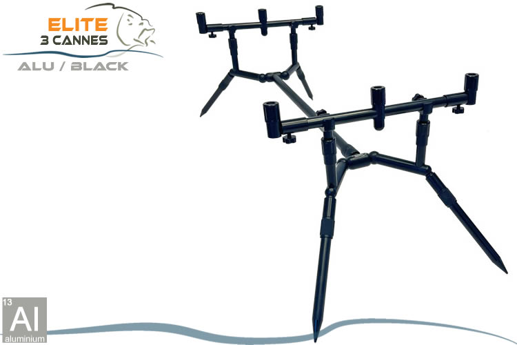 Rod Pod Elite Black 3 cannes