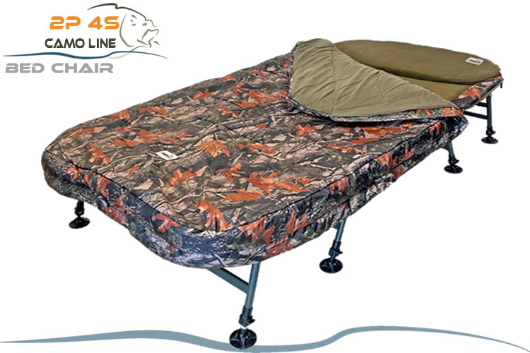 Bed Chair Camo Line 2 places 8 pieds 4 Saisons