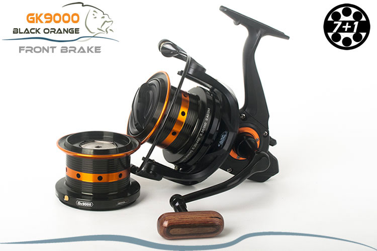 Carp Design  GK9000 Black & Orange Reel