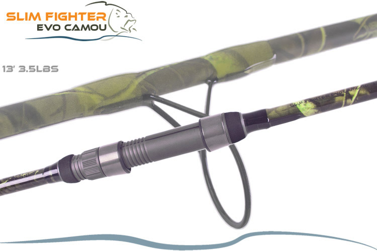 Canne Slim Fighter Evo Camo 50mm 13′ 3.5lbs