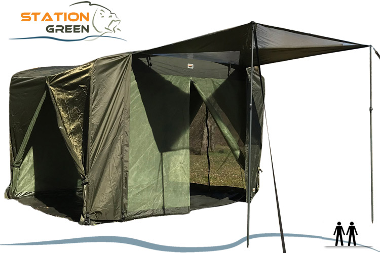 Carp Design  Biwy Carp Design Station Camp 2 places (avec Surtoile)