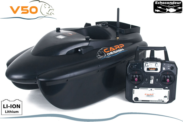 Barco cebador carp design new v50 – Chrono Carpa ©