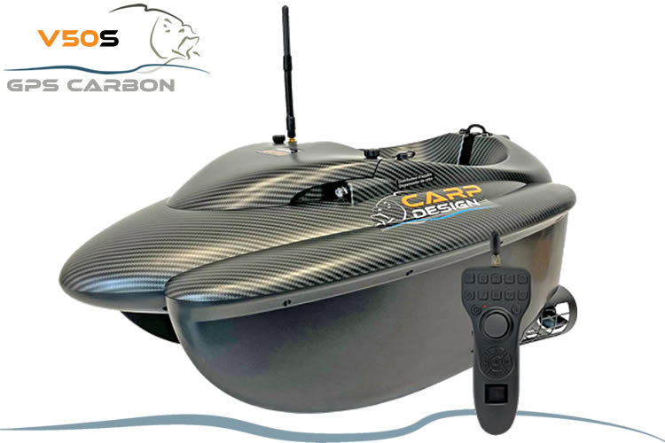 Bateau Amorceur Carp Design V50S GPS Carbon