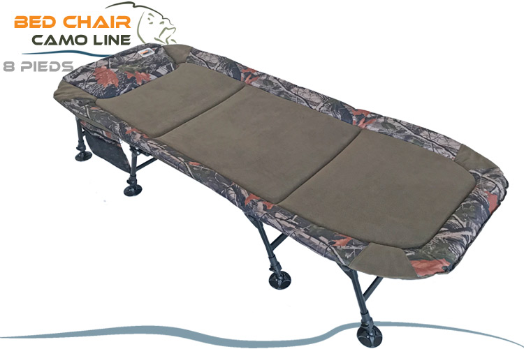 Carp Design  Carp Design Camo Line BedChair 8 legs